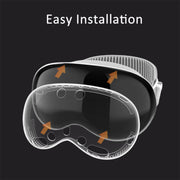For Apple Vision Pro 4 In 1 Kit Lens Cover Battery Protection Case Accessories, Spec: B Style White Gray