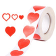 500pcs /Roll Red Heart Tanning Sunbathing Stickers Self Adhesive Body Stickers - Sticker & Tags by PMC TechLife | Online Shopping South Africa | PMC TechLife | Buy Now Pay Later Mobicred