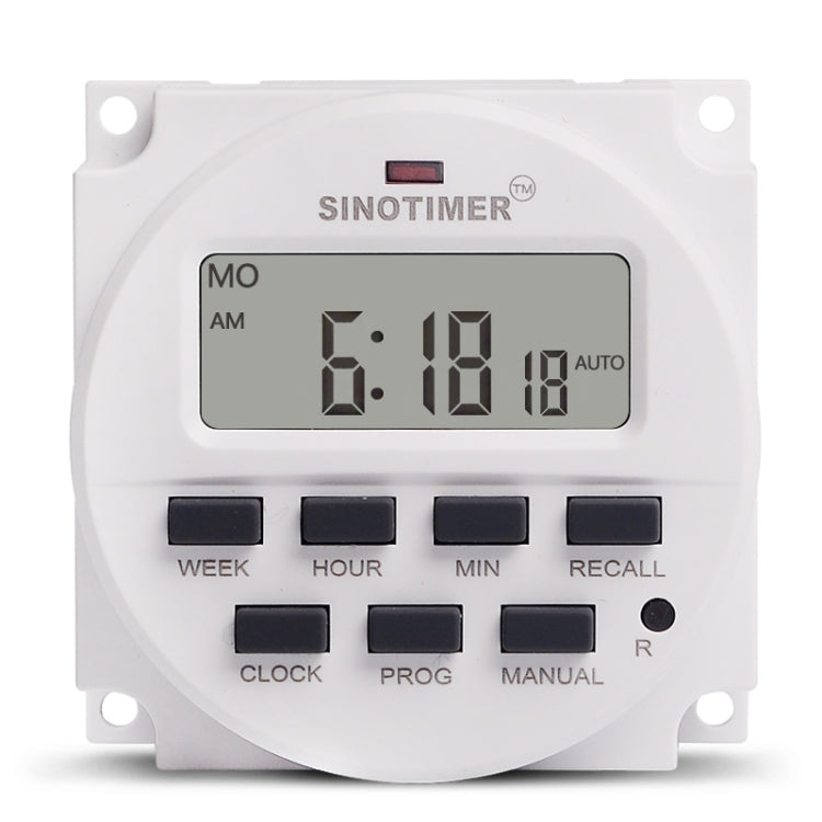 SINOTIMER TM618N-2 220V 7 Days Weekly Programmable Digital Electronic Timer Switch
