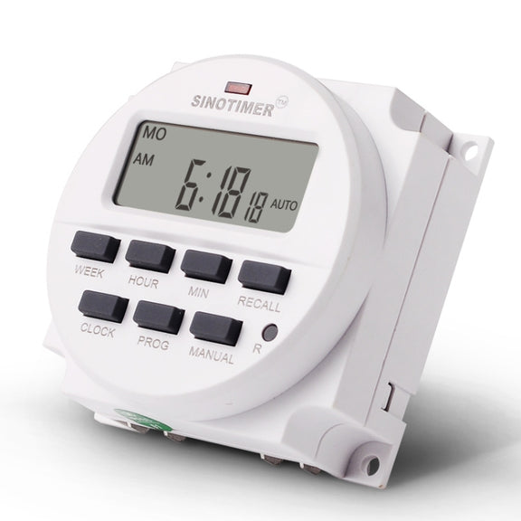 SINOTIMER TM618N-3 24V 7 Days Weekly Programmable Digital Electronic Timer Switch