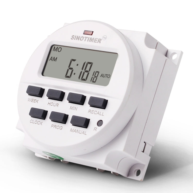 SINOTIMER TM618N-2 220V 7 Days Weekly Programmable Digital Electronic Timer Switch