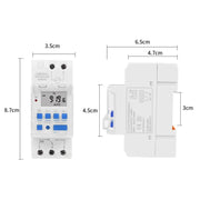 SINOTIMER TM919AK 85-265V AC 16A Din Rail Mount Digital Timer Switch Microcomputer Weekly Programmable Time Relay Control