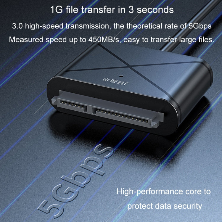 JINGHUA USB3.0 To SATA HDD Adapter Cable For 2.5/3.5 Inch External HDD SSD Hard Drive(30cm)