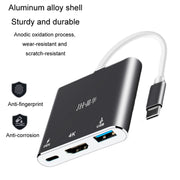 JINGHUA Z330 3 In 1 Type-C Docking Station HDMI 4K Adapter USB3.0 Interface Converter