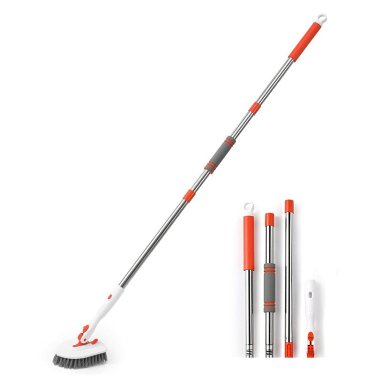 Shower Cleaning Brush With 52 Inch Adjustable Handle Tub Tile Scrubber Brush, Spec: Set 1