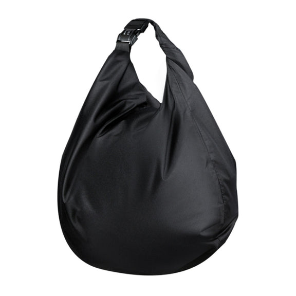 30L Outdoor Riding Motorcycle Helmet Bag Large Capacity Water-resistant Combination Lock Storage Pack(Black)