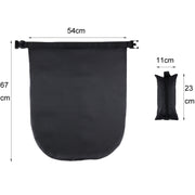 30L Outdoor Riding Motorcycle Helmet Bag Large Capacity Water-resistant Combination Lock Storage Pack(Black)