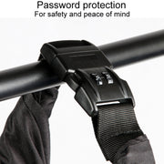 30L Outdoor Riding Motorcycle Helmet Bag Large Capacity Water-resistant Combination Lock Storage Pack(Black)