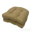 1pair 48 x 48cm Garden Patio Rattan Chair Waterproof Cushion Thick Soft Sofa Cushion(Light Brown) - Cushions & Pillows by PMc TechLife | Online Shopping South Africa | PMc TechLife | Buy Now Pay Later Mobicred