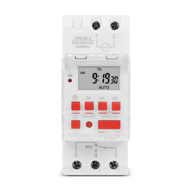 SINOTIMER TM919B-4 12V 30A Programmable Digital Timer Switch Automatic Cycle Timing Controller