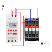 SINOTIMER TM919B-3 24V 30A Programmable Digital Timer Switch Automatic Cycle Timing Controller