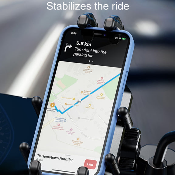 Kewig Motorcycle Octopus Holder Anti-Theft Motorcycle Cell Phone Mounts, Model: M26-C6
