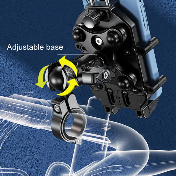 Kewig Motorcycle Octopus Holder Anti-Theft Motorcycle Cell Phone Mounts, Model: M26-C6