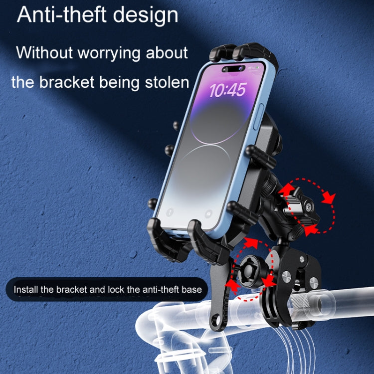 Kewig Motorcycle Octopus Holder Anti-Theft Motorcycle Cell Phone Mounts, Model: M26-C7