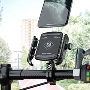 Kewig M8S Bicycle Aluminum Navigation Mount Outdoor Cycling Cell Phone Holder(Black)