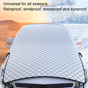 Car Snow Cover Anti-freezing Frost Cover Winter Thickened Car Clothes Blocking Cloth, Style: Full Window Coverage