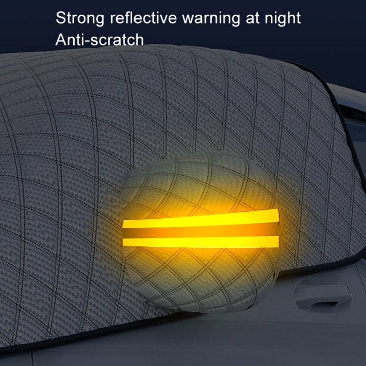 Car Snow Cover Anti-freezing Frost Cover Winter Thickened Car Clothes Blocking Cloth, Style: Full Window Coverage