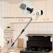 7 In 1 Electric Spin Scrubber Rechargeable Water-resistant Floor Clean Bush with 23.6 Inch Adjustable Handle(White)