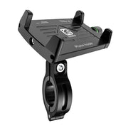 Kewig M7 Bicycle 4 Claws Aluminum Navigational Bracket Outdoor Cycling Cell Phone Holder(Black)