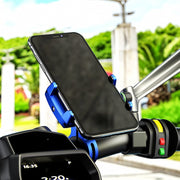 Kewig M7 Bicycle 4 Claws Aluminum Navigational Bracket Outdoor Cycling Cell Phone Holder(Black)