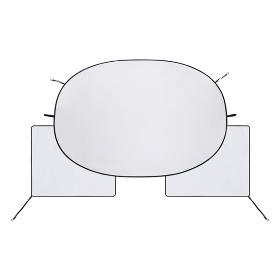 Car Sunshade Front Cover Sunscreen Heat Shield(Silver Vinyl)