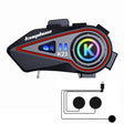 KUQIBAO Motorcycle Helmet Long-Lasting Bluetooth-compatible Headset With Light(Soft Microphone) - Car Walkie Talkie by KUQIBAO | Online Shopping South Africa | PMC TechLife | Buy Now Pay Later Mobicred