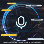KUQIBAO Motorcycle Helmet Long-Lasting Bluetooth-compatible Headset With Light(Hard Microphone)