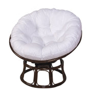 110x110cm Multifunctional Round Thickened Soft Hammock Cradle Cushion(White)
