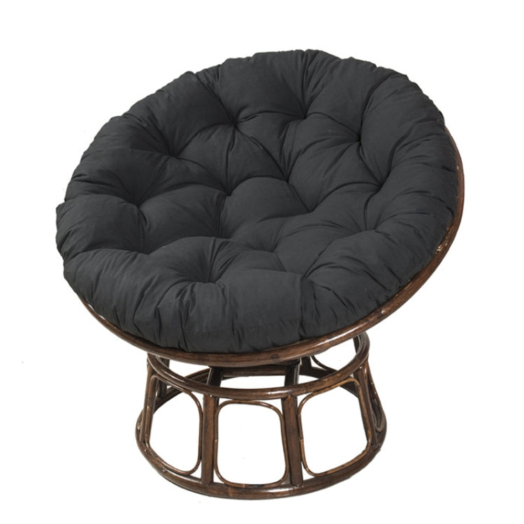 110x110cm Multifunctional Round Thickened Soft Hammock Cradle Cushion(Black)