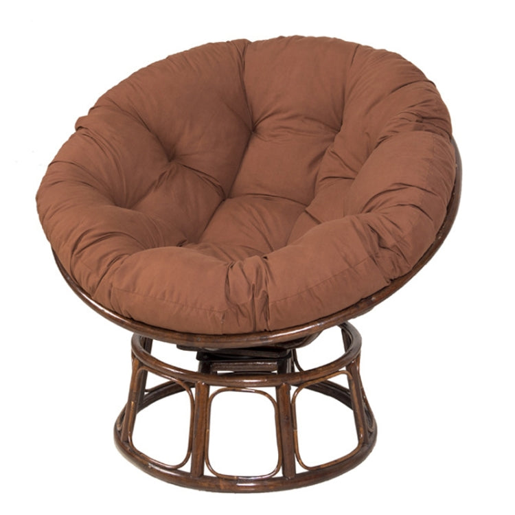 110x110cm Multifunctional Round Thickened Soft Hammock Cradle Cushion(Coffee)