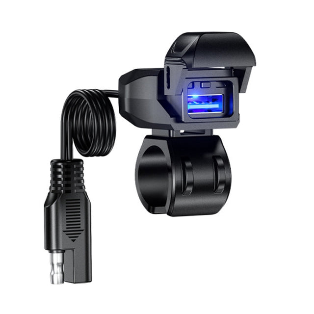 Kewig Motorcycle Phone Charger Outdoor Riding Fast Charging Water-resistant USB Charging Stand, Model: B10-A