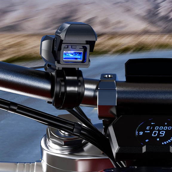 Kewig Motorcycle Phone Charger Outdoor Riding Fast Charging Water-resistant USB Charging Stand, Model: B10-A