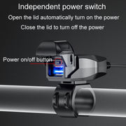Kewig Motorcycle Phone Charger Outdoor Riding Fast Charging Water-resistant USB Charging Stand, Model: B10-A