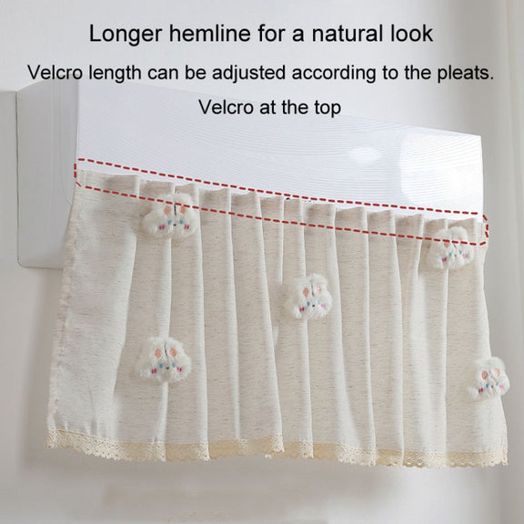 Air Conditioner Windshield Anti-Direct Blow Baby Windshield Curtain Dust Cover, Model: Brown Bear