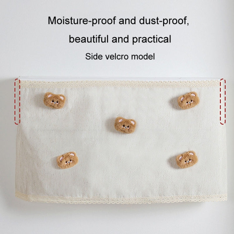 Air Conditioner Windshield Anti-Direct Blow Baby Windshield Curtain Dust Cover, Model: Brown Bear