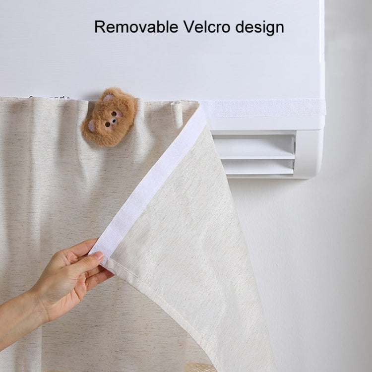 Air Conditioner Windshield Anti-Direct Blow Baby Windshield Curtain Dust Cover, Model: No Cartoon