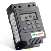 SINOTIMER TM616B-4 12V 30A Weekly Programmable Digital Timer Switch Relay Control