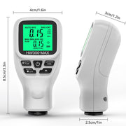 HW300-MAX Coating Thickness Gauge Anti-skid Paint Film Tester(White)