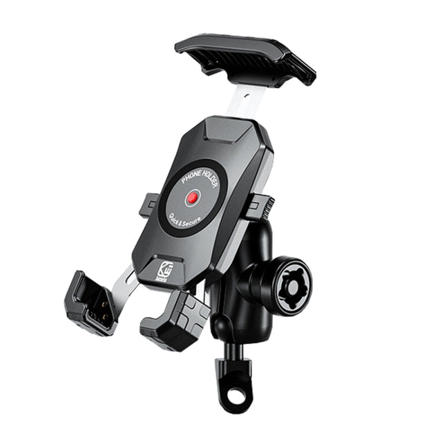 Kewig Motorcycle Heightened Navigation Bracket Outdoor Riding Anti-Theft Cell Phone Holder, Model: M14-C4