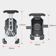 Kewig Motorcycle Heightened Navigation Bracket Outdoor Riding Anti-Theft Cell Phone Holder, Model: M14-C4