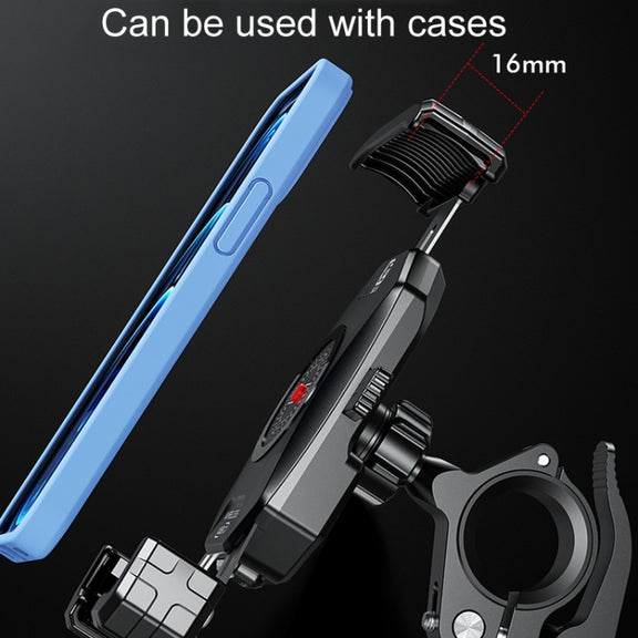 Kewig Motorcycle Heightened Navigation Bracket Outdoor Riding Anti-Theft Cell Phone Holder, Model: M14-C4