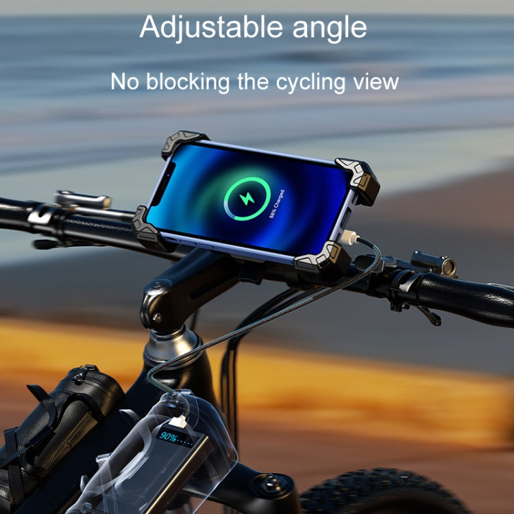 Kewig Motorcycle Navigation Phone Holder Outdoor Riding Charging Bracket, Model: M11-G2-A3
