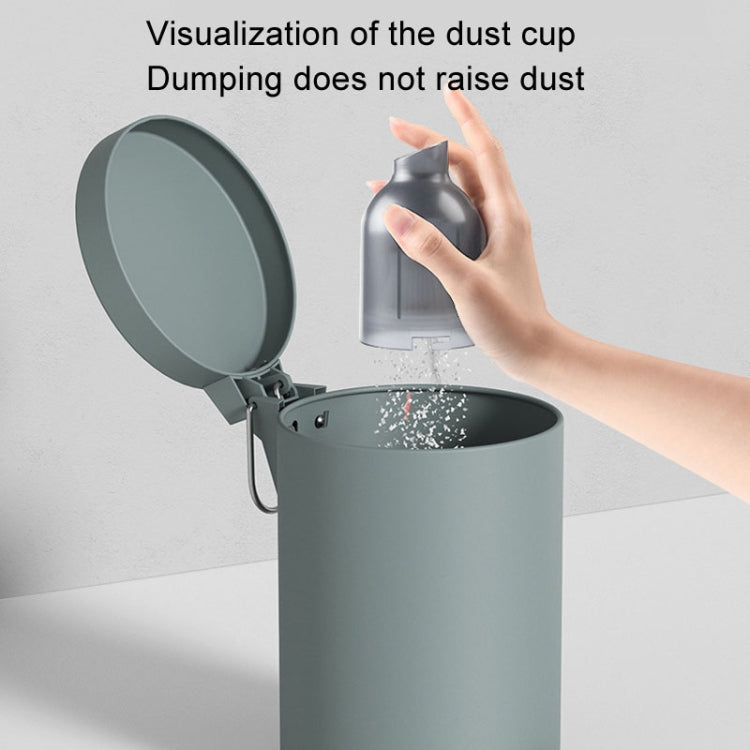 Wireless Charging Car Vacuum Cleaner Mini Handheld High Power Wet and Dry Vacuum Cleaner, Color: Blue