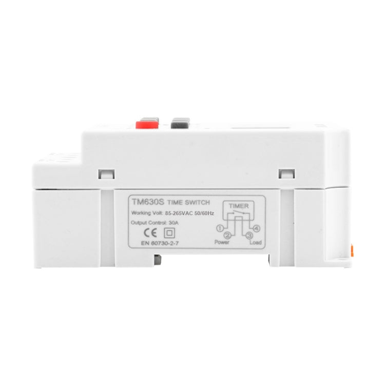 SINOTIMER TM630S-K 85-265V AC 30A Timer Switch 1 Second Interval Weekly Programmable Time Relay