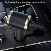 Car Vacuum Cleaner Vacuum Blower Dual Purpose Wireless Mini Vacuum Cleaner(White Silver)