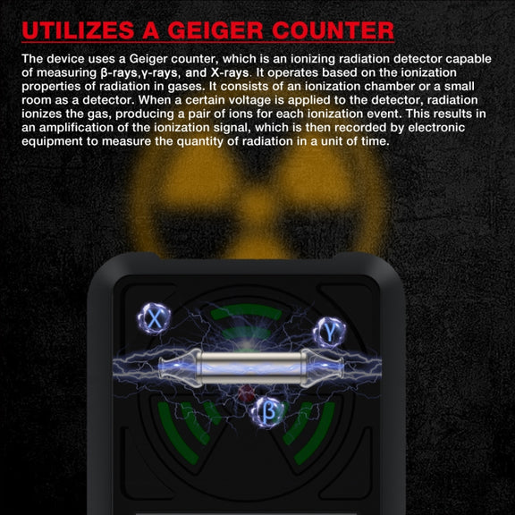 HABOTEST Nuclear Radiation Pollution Radioactive Marble Detector