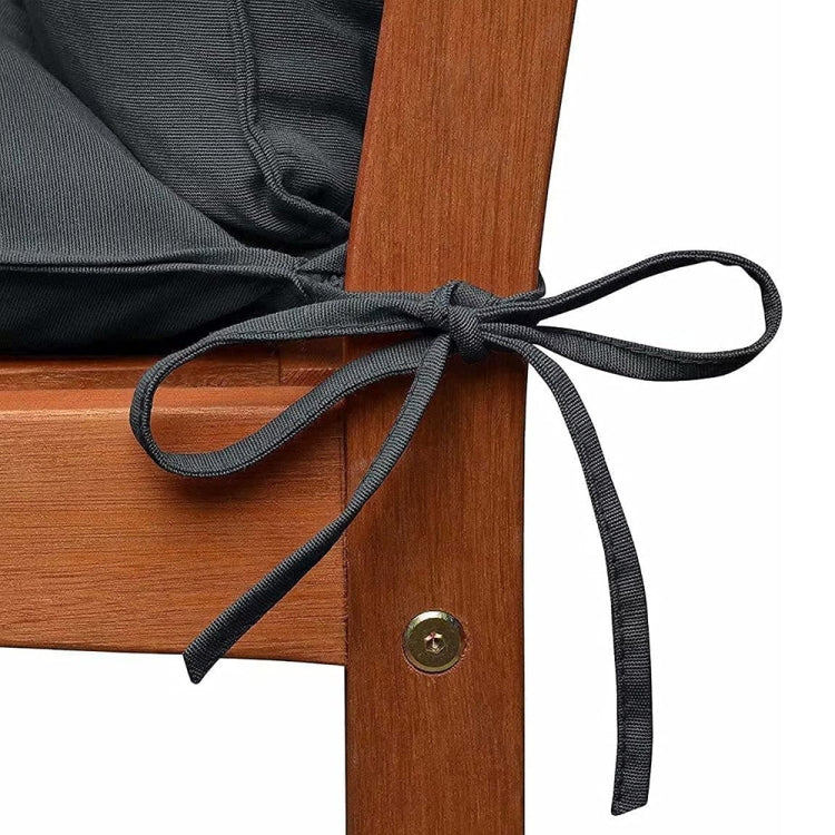 150x50x8cm Outdoor Bench Water-resistant Sunscreen Thickened Soft Cushion(Dark Gray)