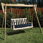 100x50x8cm Outdoor Bench Water-resistant Sunscreen Thickened Soft Cushion(Light Gray)