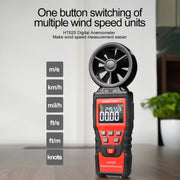 HABOTEST Handheld High-Precision Digital Anemometer With USB(HT625B)