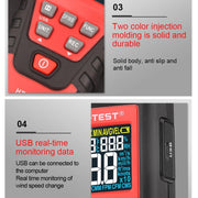 HABOTEST Handheld High-Precision Digital Anemometer With USB(HT625B)